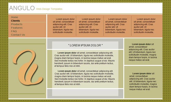 Earth Tones Template